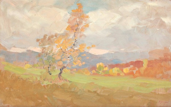 Landscape along Valea Doftanei by Nicolae Grigorescu